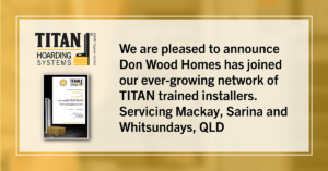 New Installer-Don Woods Homes