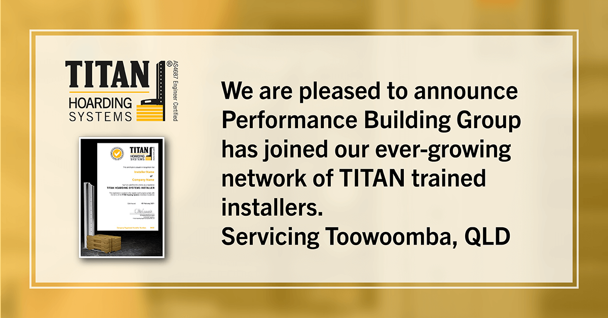 New Installer Performance Building Group